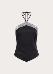 Alyxa Halter Top - Black