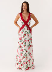 Aoifie Maxi Dress - Ivory Bloom