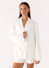 Asher Suiting Blazer - White