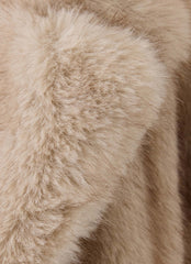 Aspen Avenue Faux Fur Coat - Natural