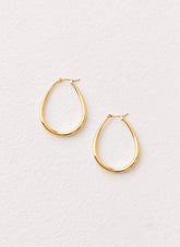 Gleam Hoop Earrings - Gold