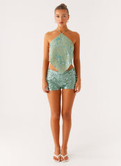 Jonti Halterneck Top - Mint