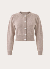 Keanne Knit Cardigan - Beige
