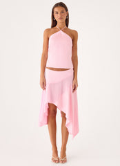 Klose Midi Skirt - Pink