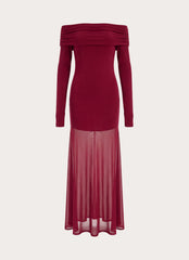 Lush Static Maxi Dress - Sangria