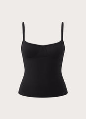 Madelyne Jersey Top - Black