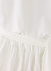Mazie Strapless Mini Dress - White
