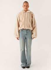 Naylor Faux Fur Jacket - Blonde