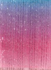 One More Time Sequin Knit Mini Skirt - Disco Ombre