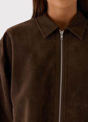 Ranya Bomber Jacket - Brown