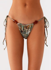 Saga Bead Bikini Bottom - Vintage Blossom