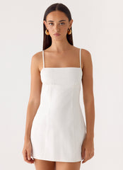 Second Sun Mini Dress - White