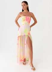 Shape Of Love Maxi Dress - Floral Romance