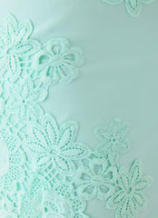 Sweet Tune Mini Skirt - Aqua