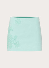 Sweet Tune Mini Skirt - Aqua