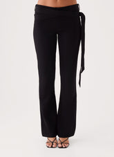 Tamara Low Rise Pant - Washed Black