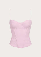 Tayana Corset Top - Pink