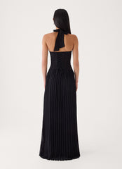 Tunnel Vision Maxi Dress - Black