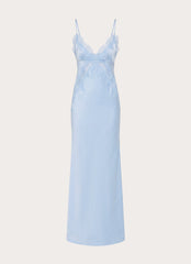Winona Night Slip Dress - Blue