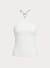 Youra Beaded Top - White