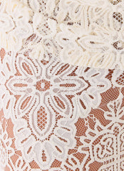 Zayabell Lace Pants - White