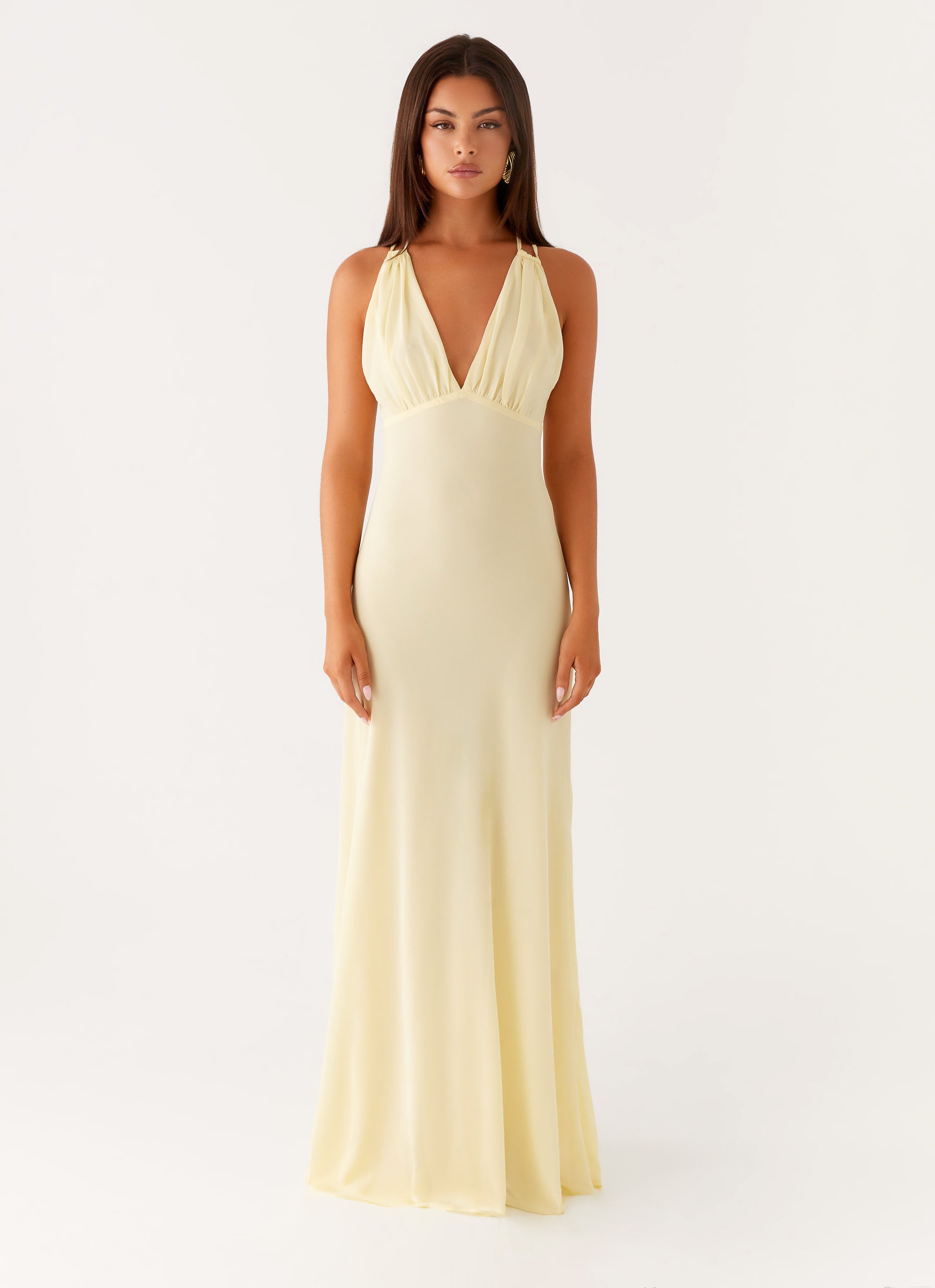 Kacia Maxi Dress - Lemon