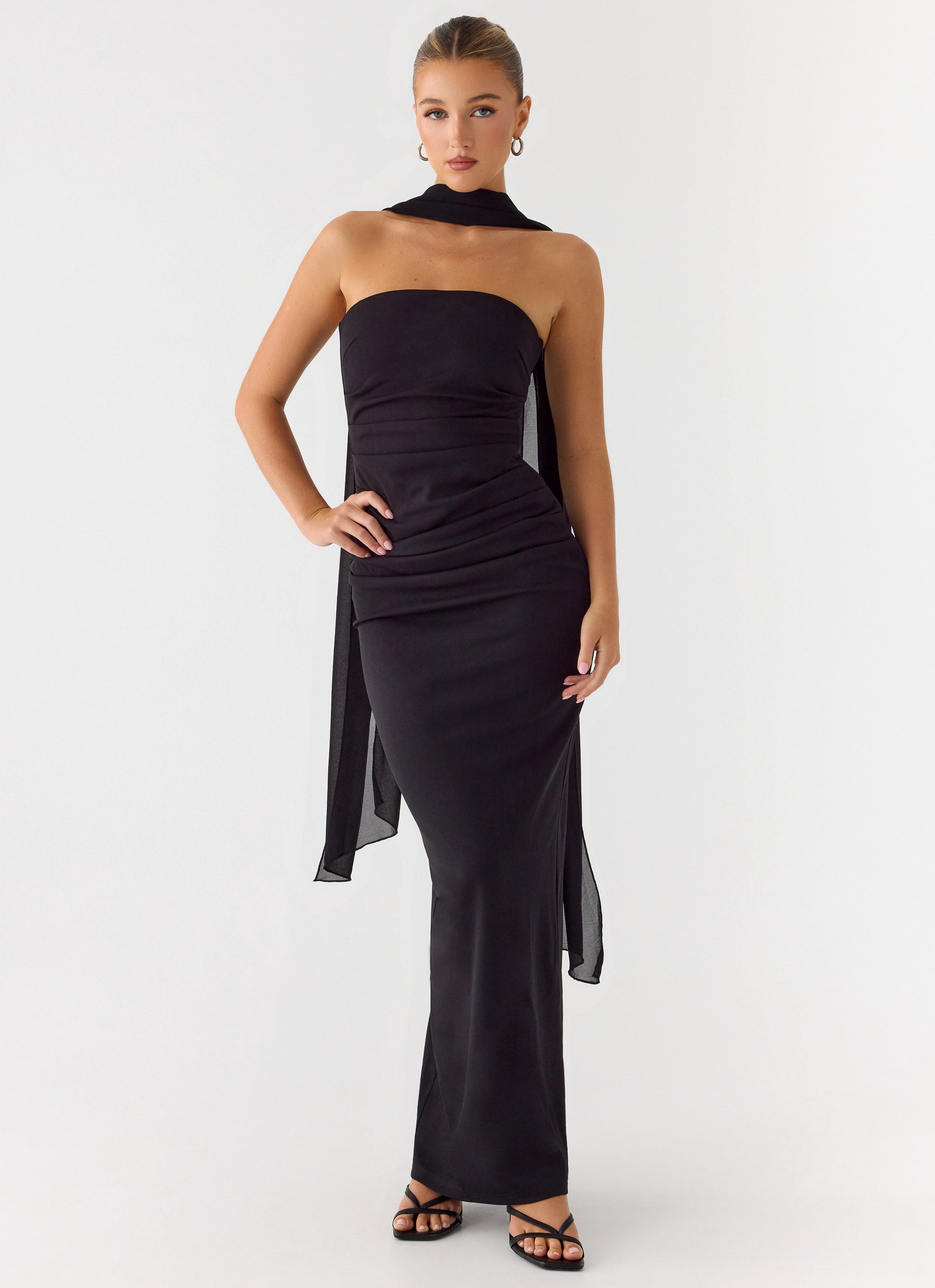 Libra Maxi Dress - Black