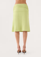 Lorelei Midi Skirt - Soft Lime
