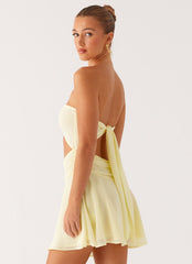 Marbella Mini Dress - Yellow