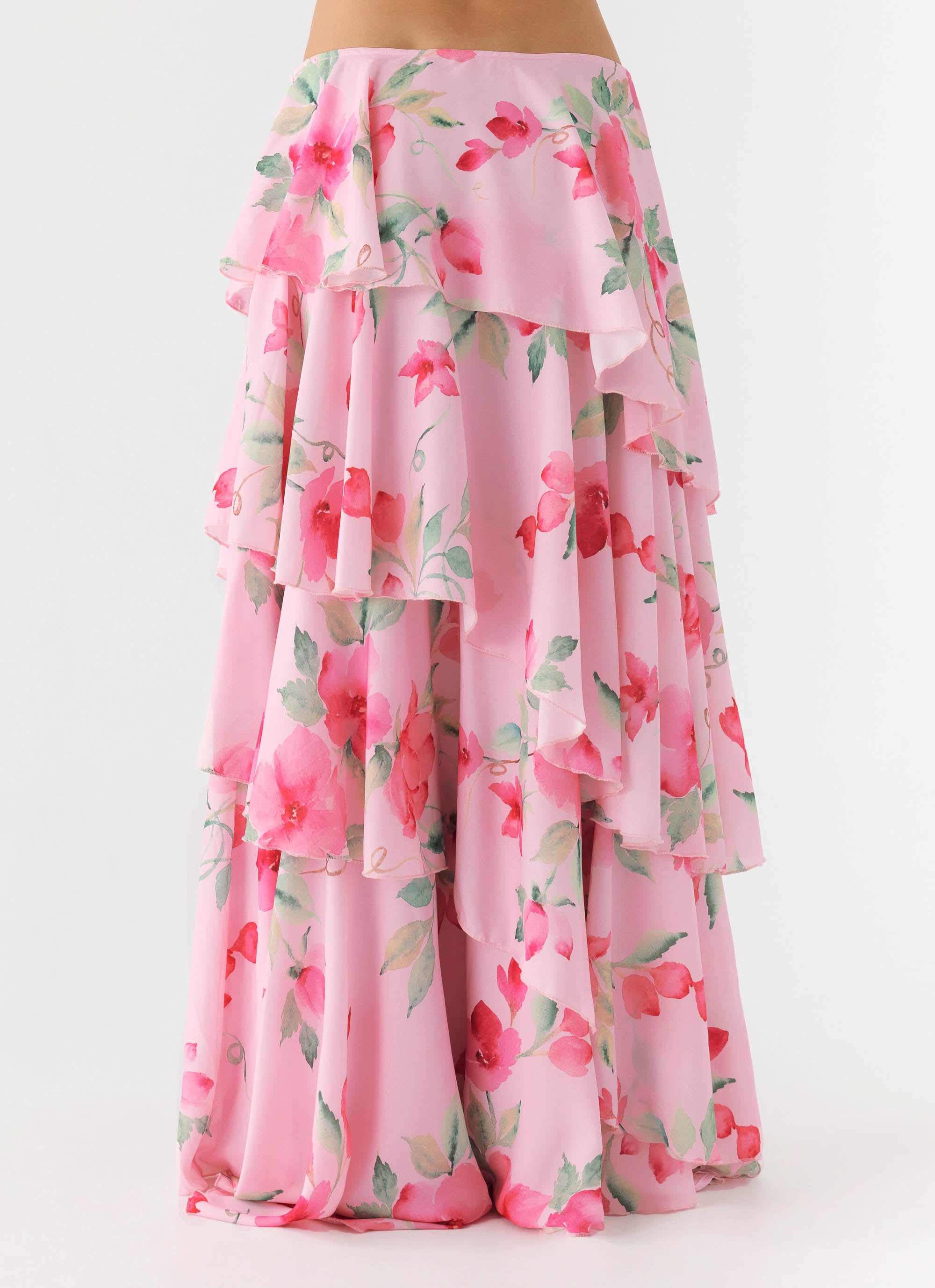 Melody Remedy Tiered Maxi Skirt - Petal Soleil