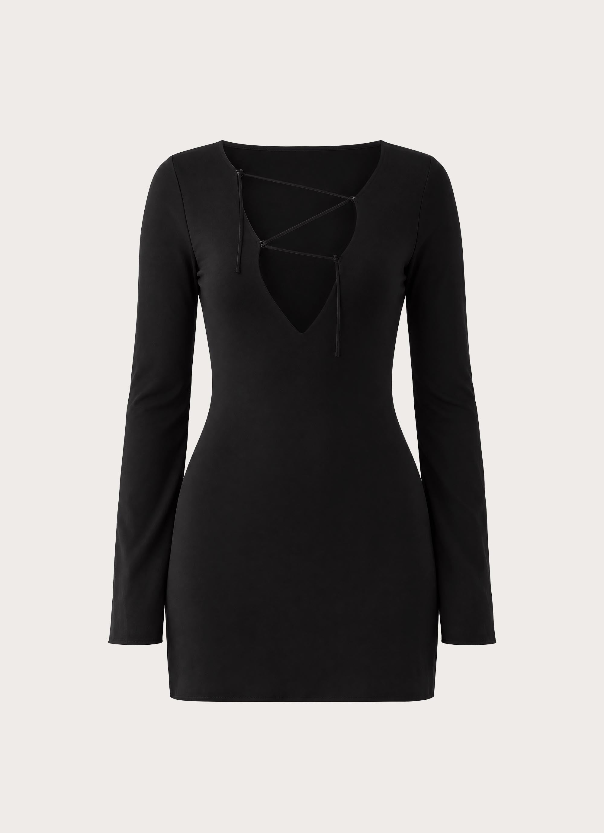 Perry Mini Dress - Washed Black